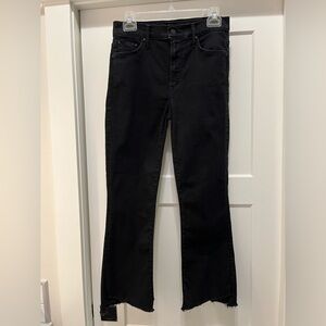 Mother Denim The Insider Crop Two Step Fray EUC